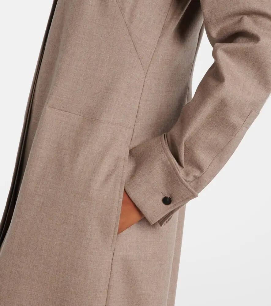 Max Mara Pallino cashmere-blend shirt dress | Thumbnail 5 Max Mara Pallino cashmere-blend shirt dress | Thumbnail 5