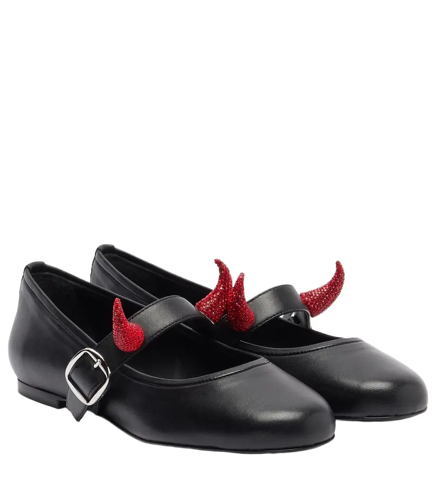 Coperni x Disney leather Mary Jane flats | Image 1 Coperni x Disney leather Mary Jane flats | Image 1