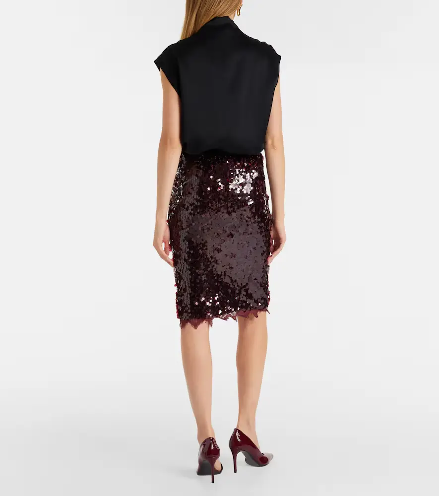 Christopher Esber Opaline sequined midi skirt | Thumbnail 4