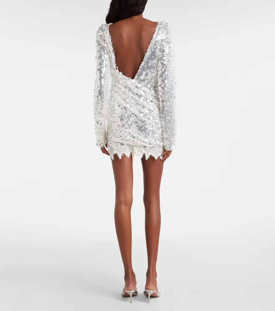 Christopher Esber Opaline open-back sequined minidress | Thumbnail 2