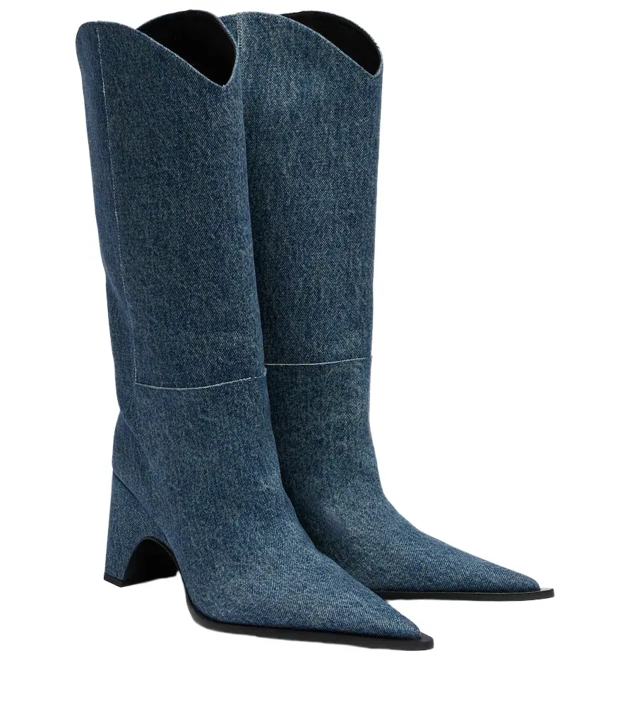Coperni Bridge denim cowboy boots | Image 1 Coperni Bridge denim cowboy boots | Image 1