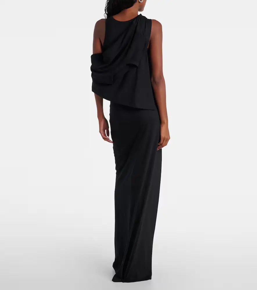 Coperni Layered cotton-blend jersey maxi dress | Thumbnail 3