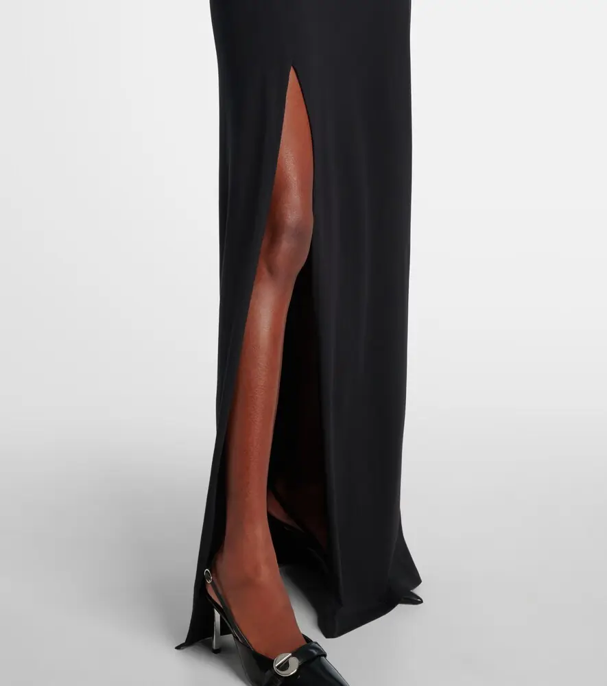 Coperni Layered cotton-blend jersey maxi dress | Thumbnail 6