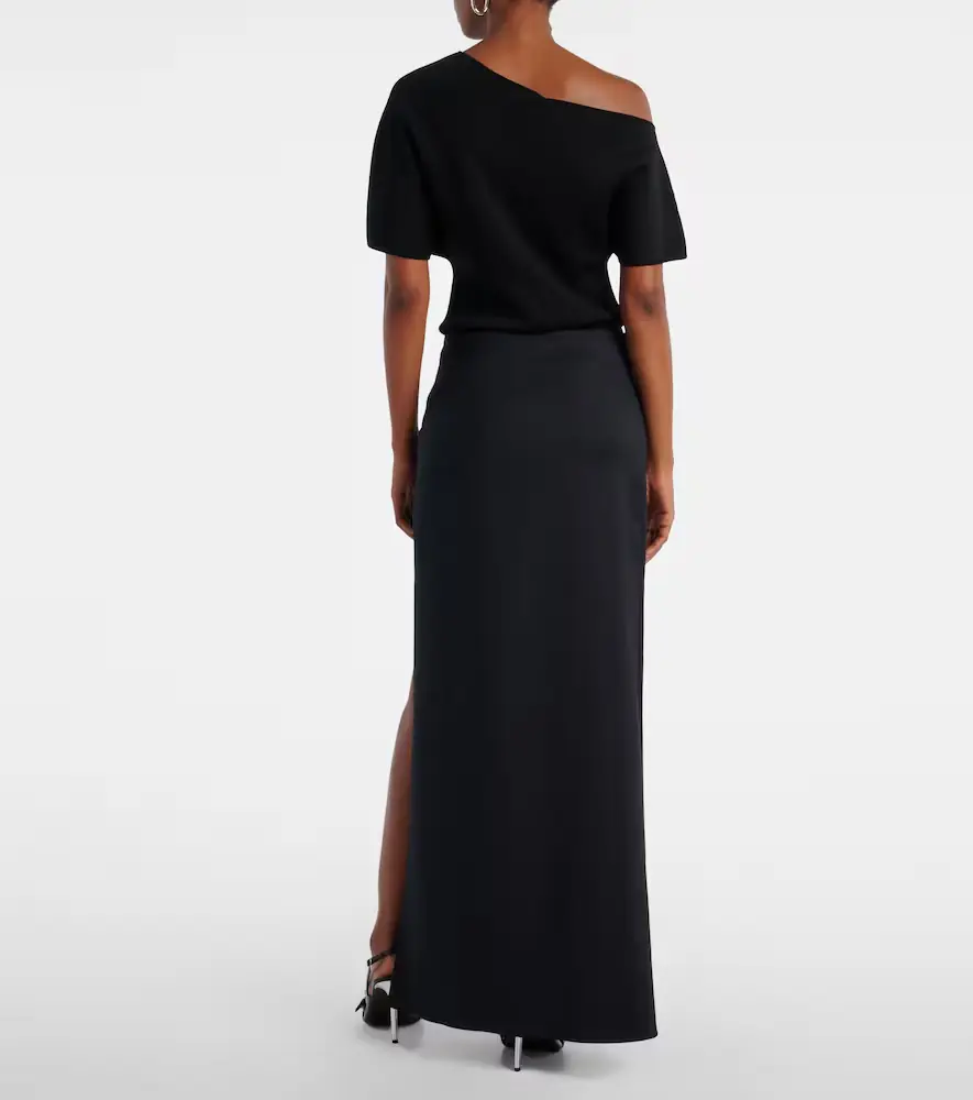 Coperni Garter cotton-blend jersey maxi skirt | Thumbnail 5