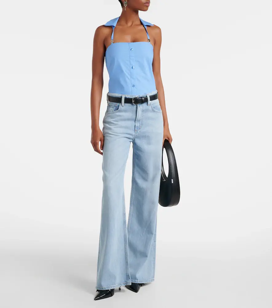 Coperni Halterneck cotton top | Thumbnail 2 Coperni Halterneck cotton top | Thumbnail 2
