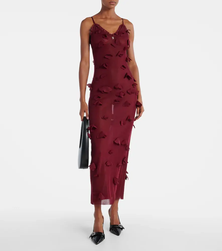 Coperni Butterflies Techno embroidered midi dress | Thumbnail 3