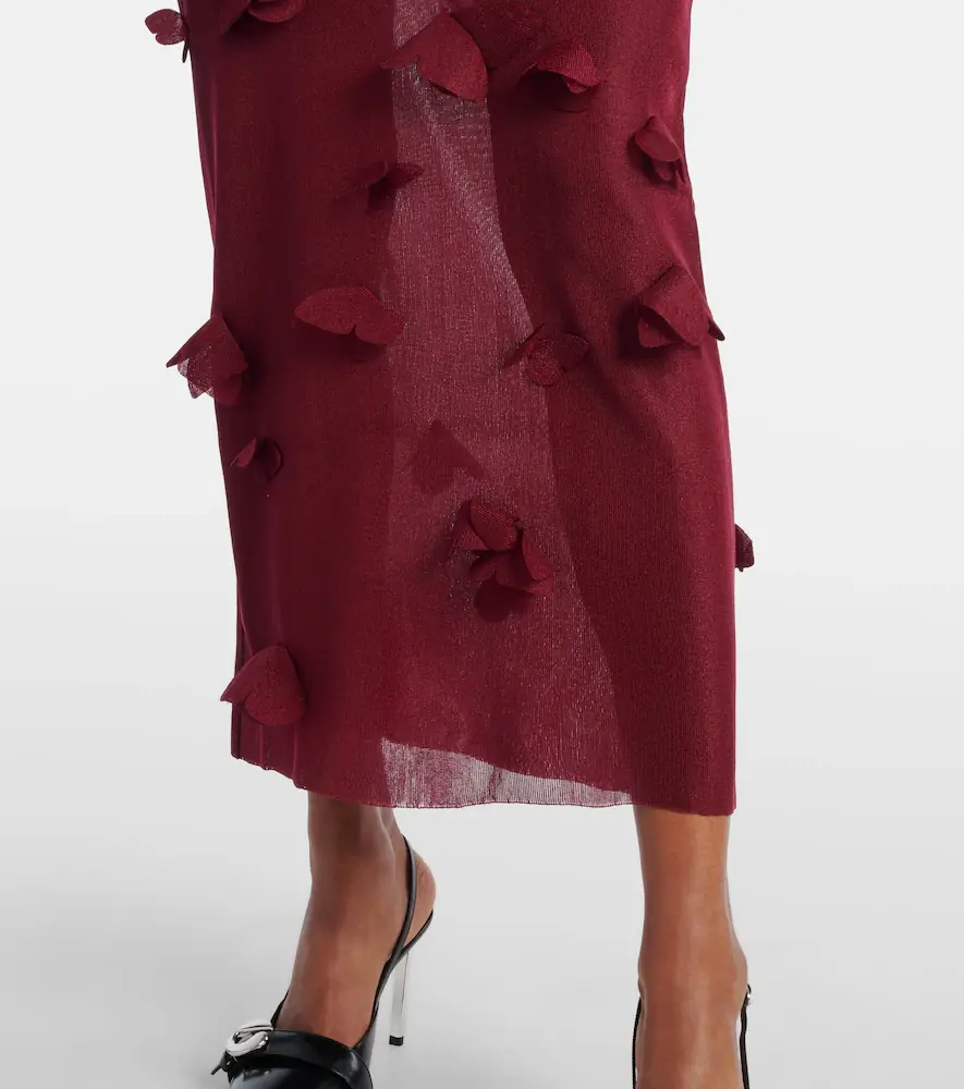 Coperni Butterflies Techno embroidered midi dress | Thumbnail 4