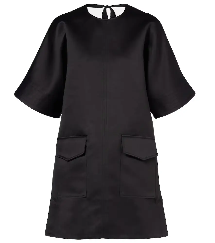 Ganni Open-back minidress
