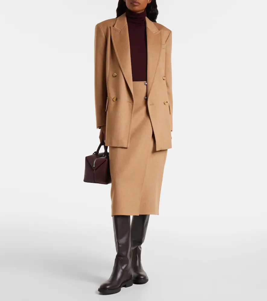 Max Mara Curzio wool wrap skirt | Thumbnail 4 Max Mara Curzio wool wrap skirt | Thumbnail 4