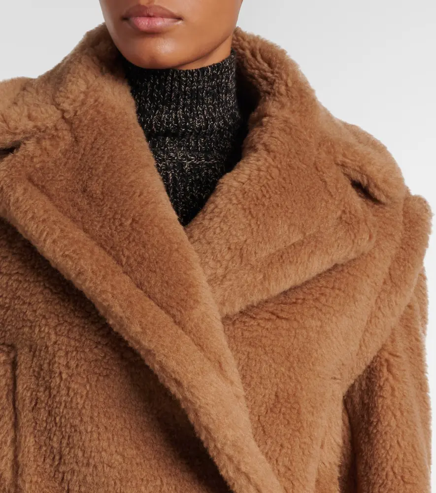 Max Mara Santos cropped camel hair and silk jacket | Thumbnail 2 Max Mara Santos cropped camel hair and silk jacket | Thumbnail 2