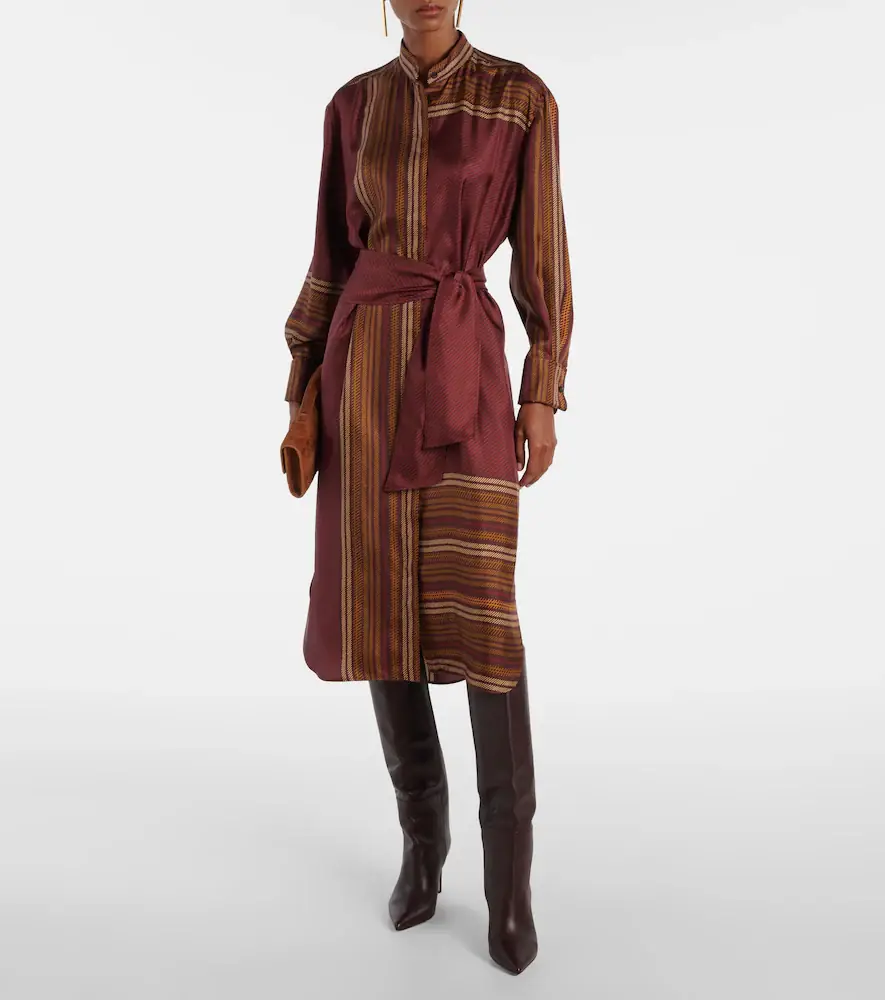 Max Mara Pietre printed silk wrap dress | Thumbnail 3