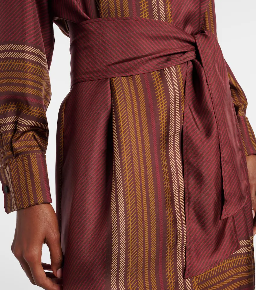Max Mara Pietre printed silk wrap dress | Thumbnail 5