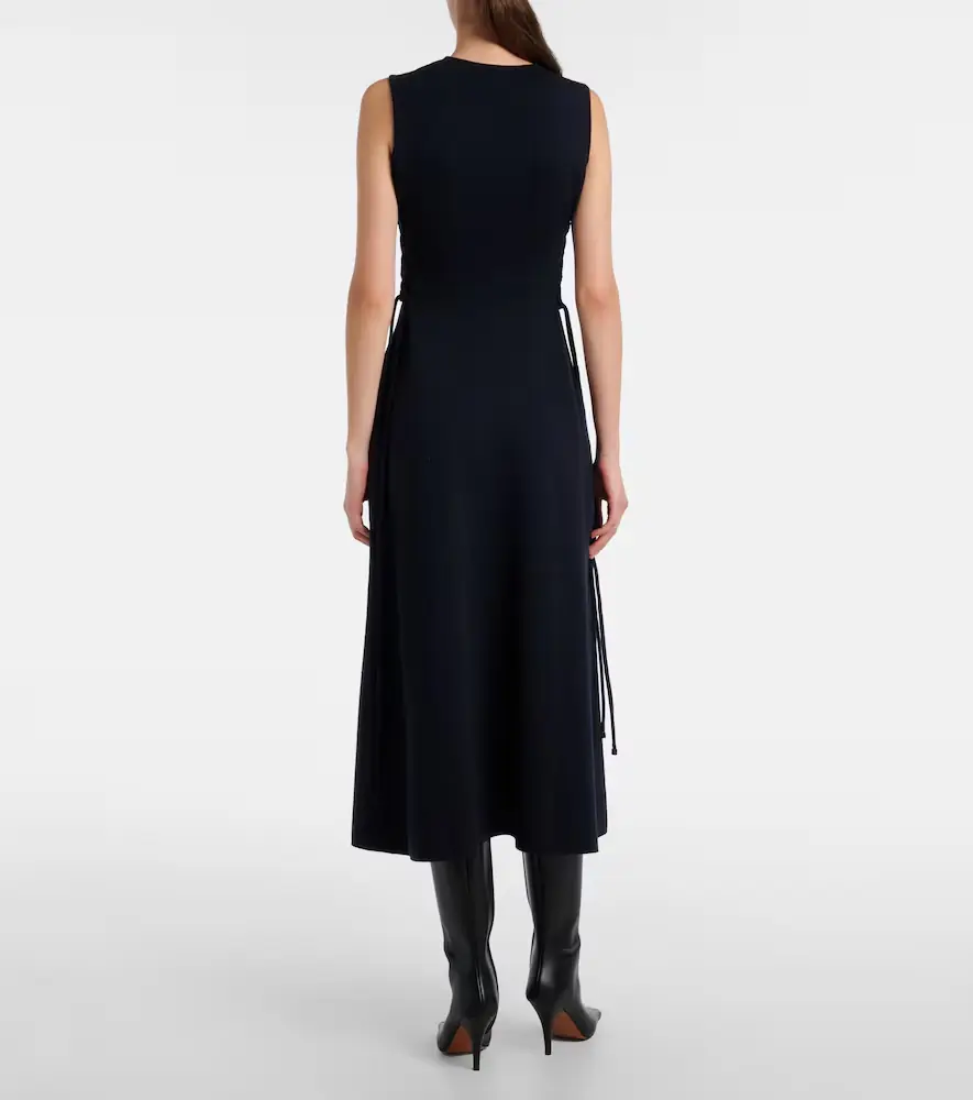 Max Mara Delfi virgin wool midi dress | Thumbnail 2 Max Mara Delfi virgin wool midi dress | Thumbnail 2