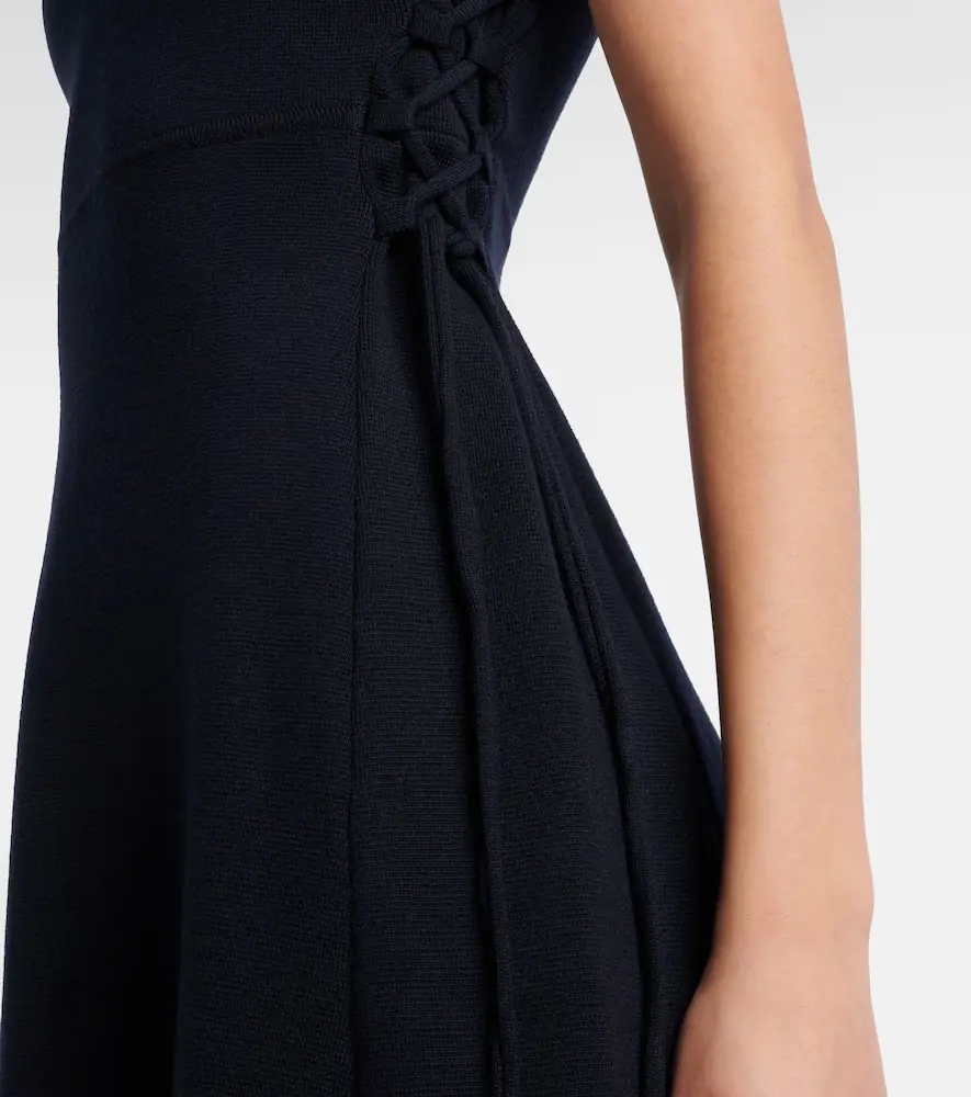 Max Mara Delfi virgin wool midi dress | Thumbnail 5 Max Mara Delfi virgin wool midi dress | Thumbnail 5