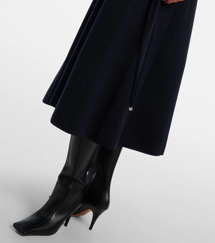 Max Mara Delfi virgin wool midi dress | Thumbnail 6 Max Mara Delfi virgin wool midi dress | Thumbnail 6