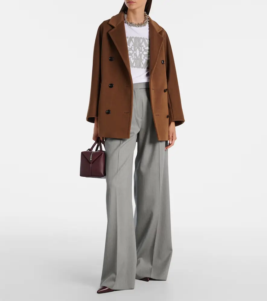 Max Mara Baden virgin wool wide-leg pants | Thumbnail 4 Max Mara Baden virgin wool wide-leg pants | Thumbnail 4
