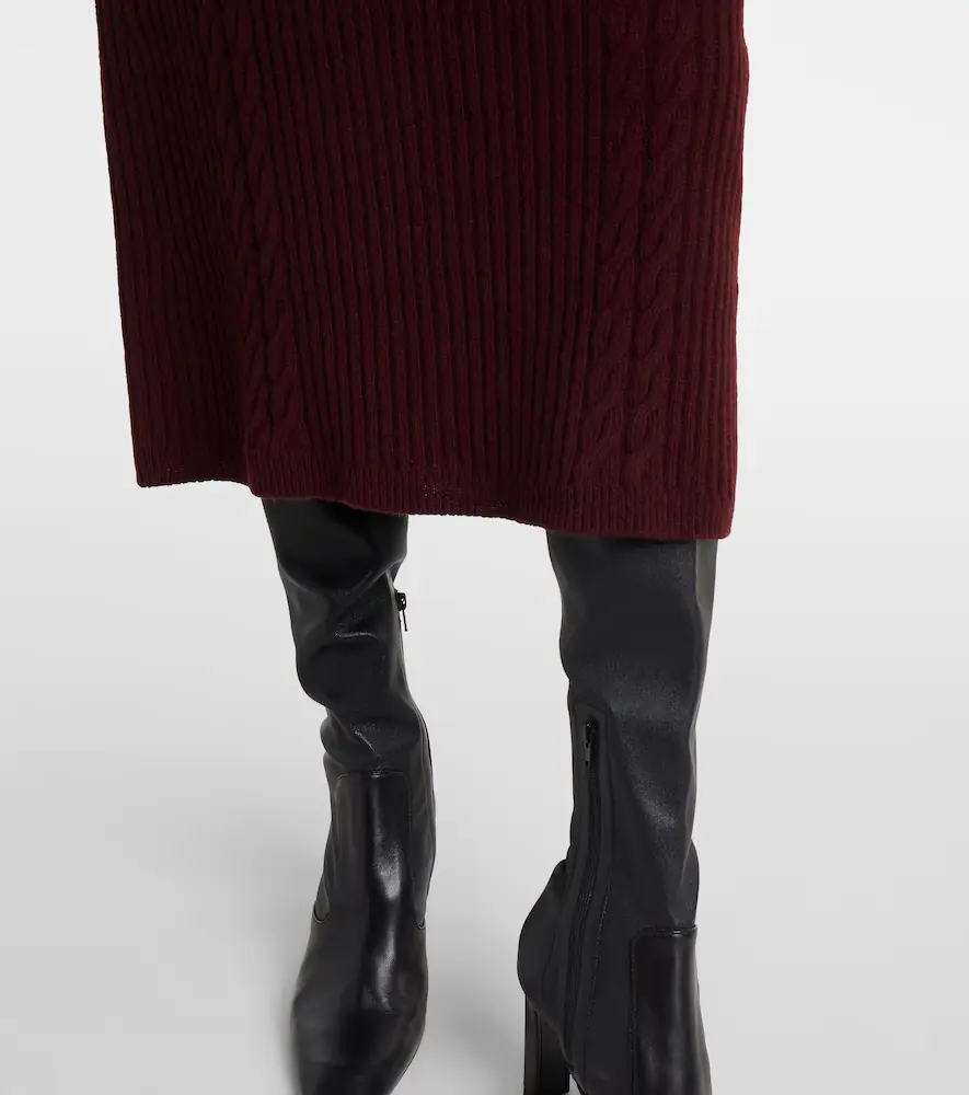 Max Mara Zelanda wool and cashmere midi dress | Thumbnail 3