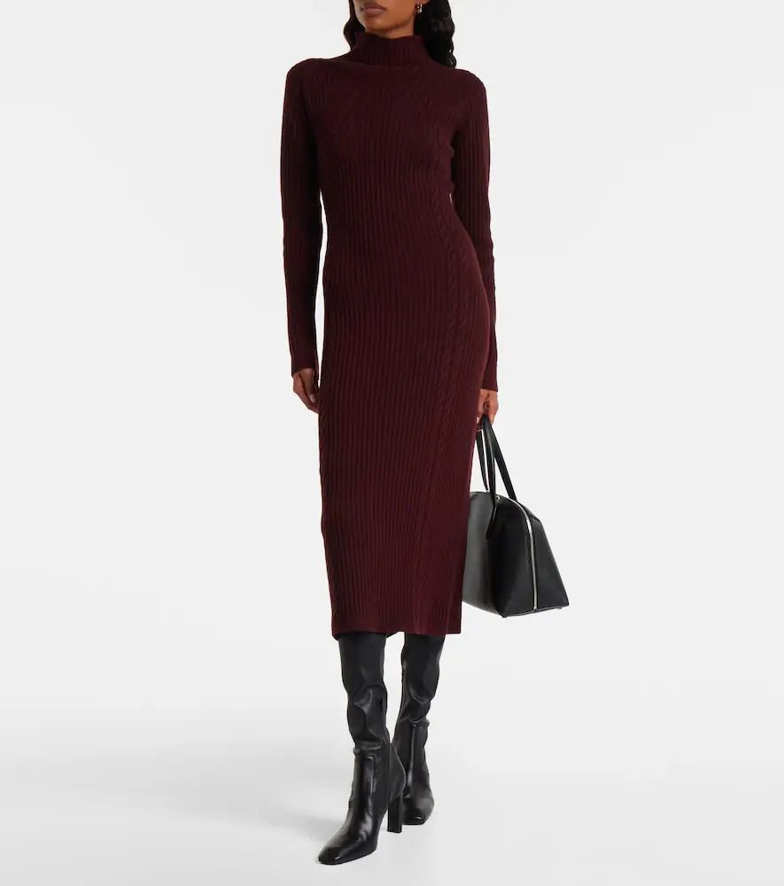 Max Mara Zelanda wool and cashmere midi dress | Thumbnail 5
