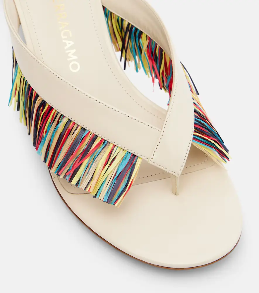 Ferragamo Bettie fringed sandals | Thumbnail 3