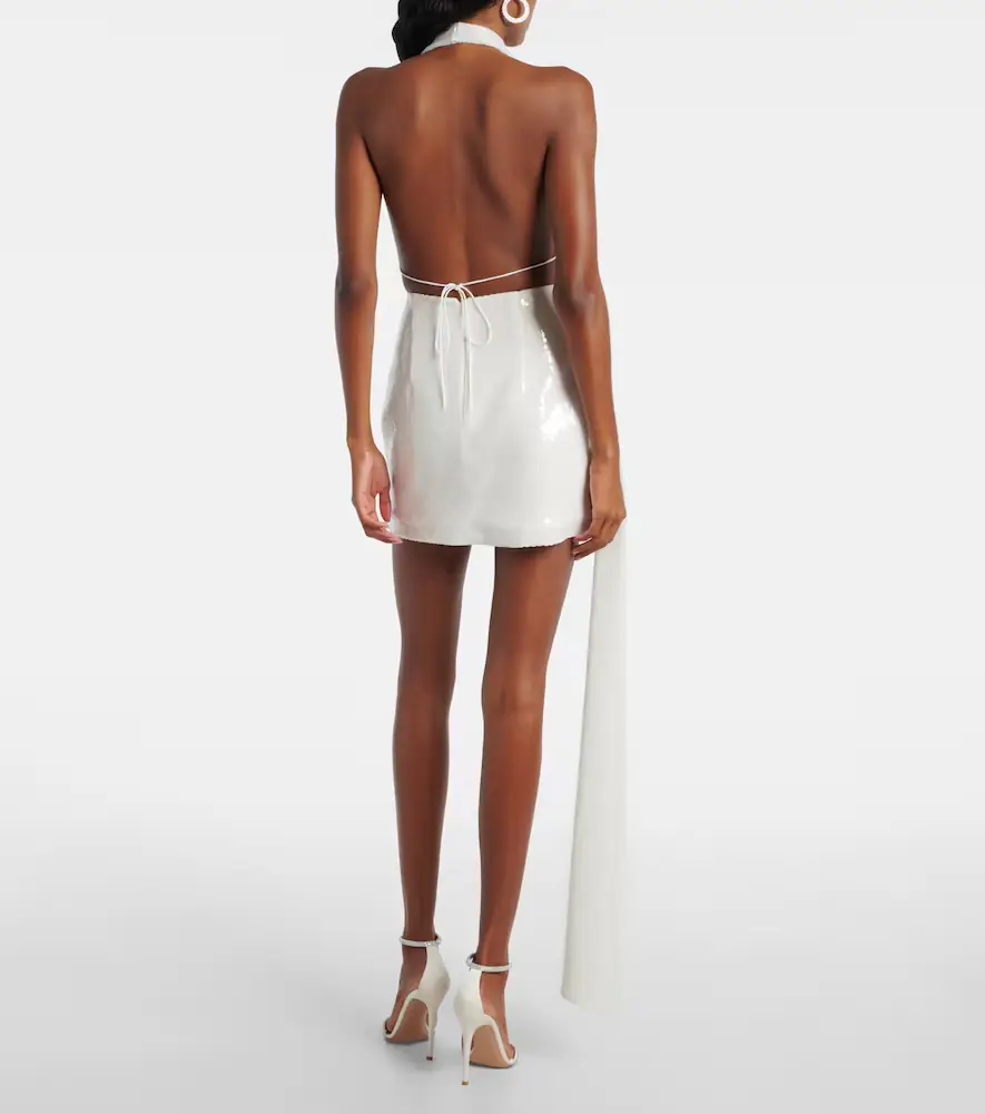 Alex Perry Bridal sequined open-back minidress | Thumbnail 2 Alex Perry Bridal sequined open-back minidress | Thumbnail 2