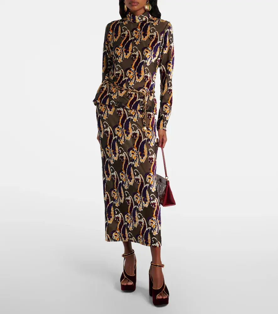 Etro Paisley pencil skirt | Thumbnail 4 Etro Paisley pencil skirt | Thumbnail 4