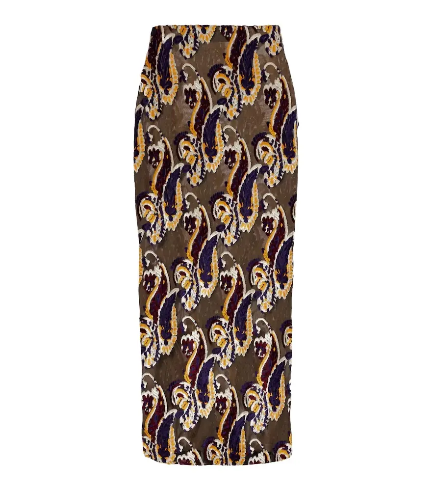 Etro Paisley pencil skirt