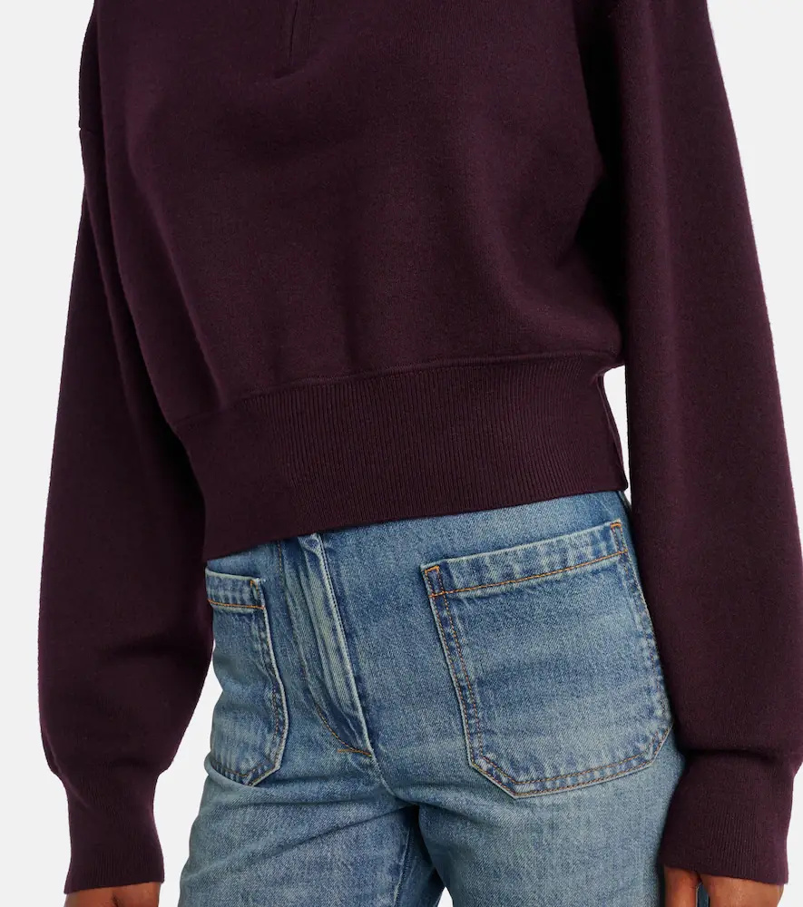 Victoria Beckham Wool-blend half-zip sweater | Thumbnail 4