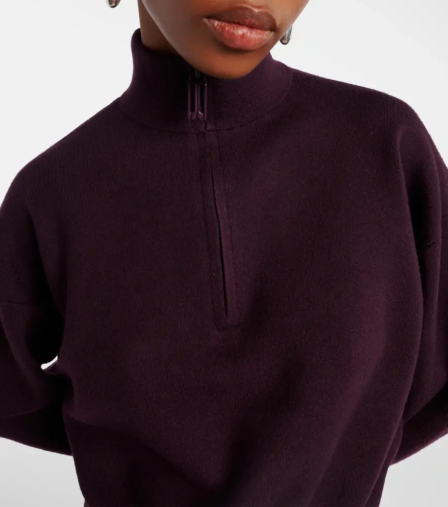 Victoria Beckham Wool-blend half-zip sweater | Thumbnail 5