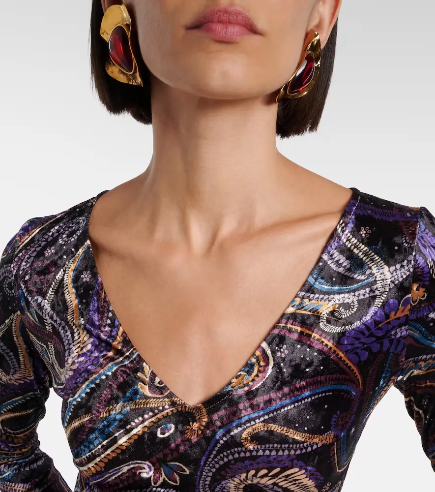 Etro Paisley velvet top | Thumbnail 6 Etro Paisley velvet top | Thumbnail 6