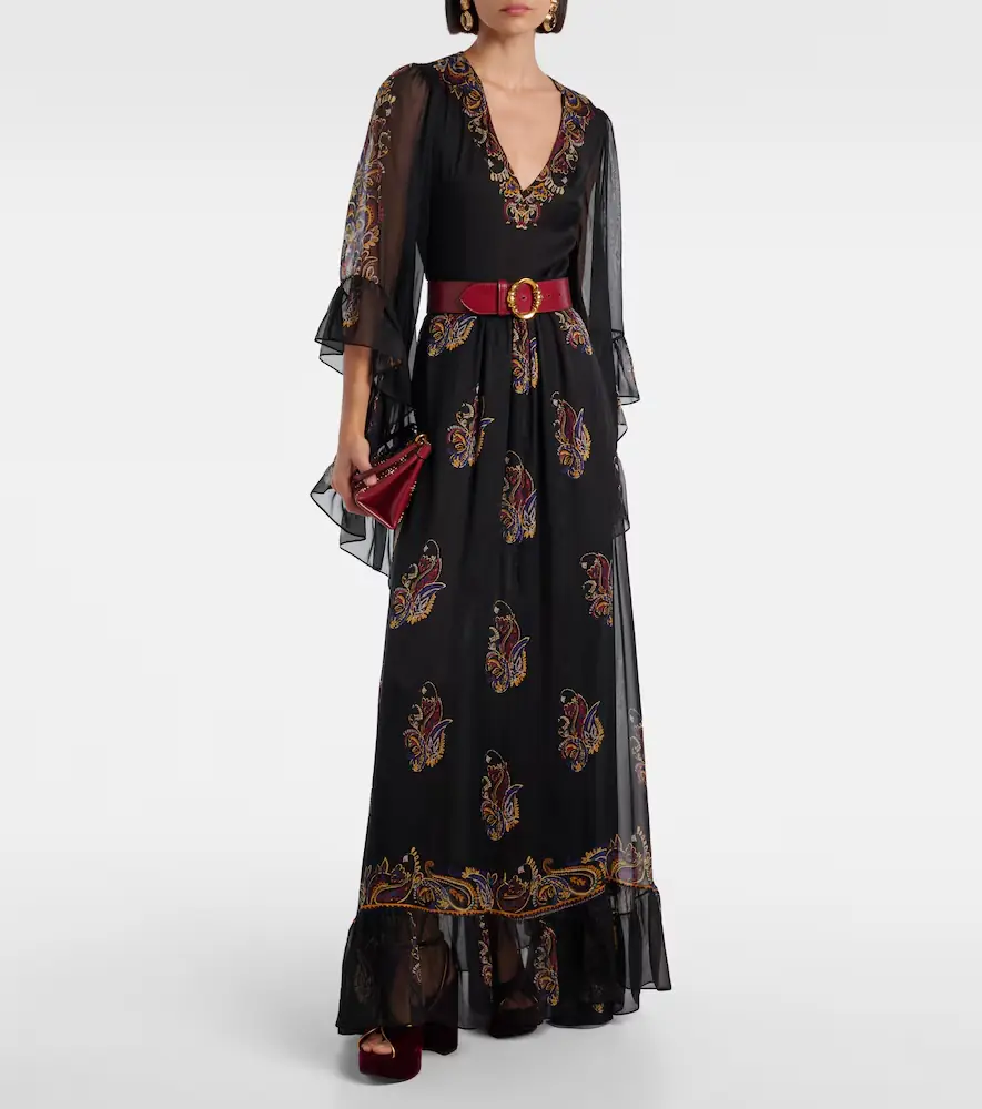 Etro Paisley silk maxi dress | Thumbnail 4 Etro Paisley silk maxi dress | Thumbnail 4