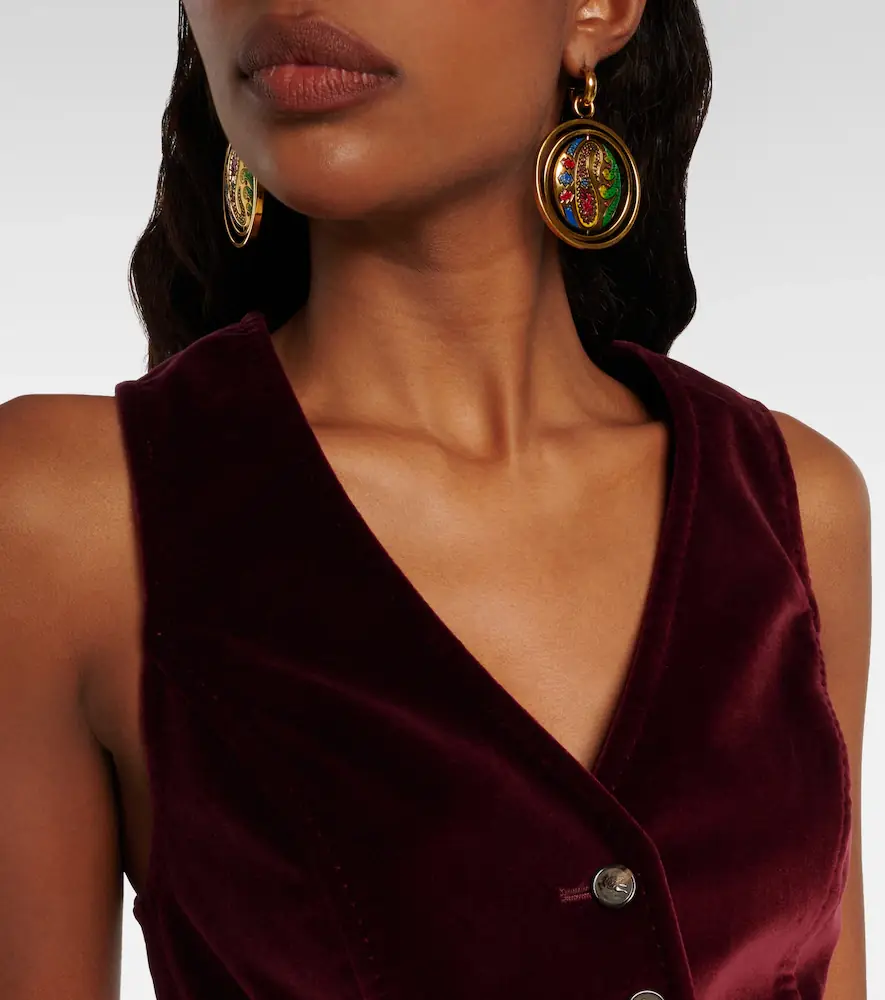 Etro Cotton velvet vest | Thumbnail 5