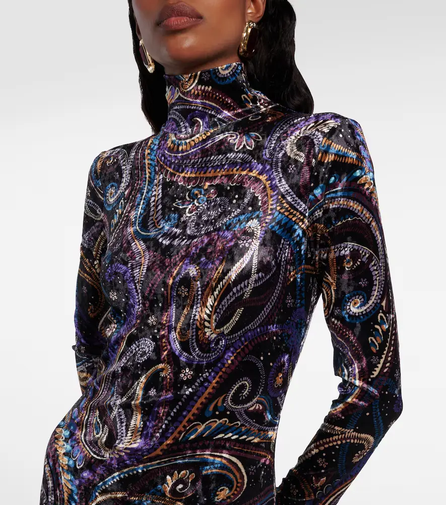 Etro Sequined turtleneck gown | Thumbnail 3