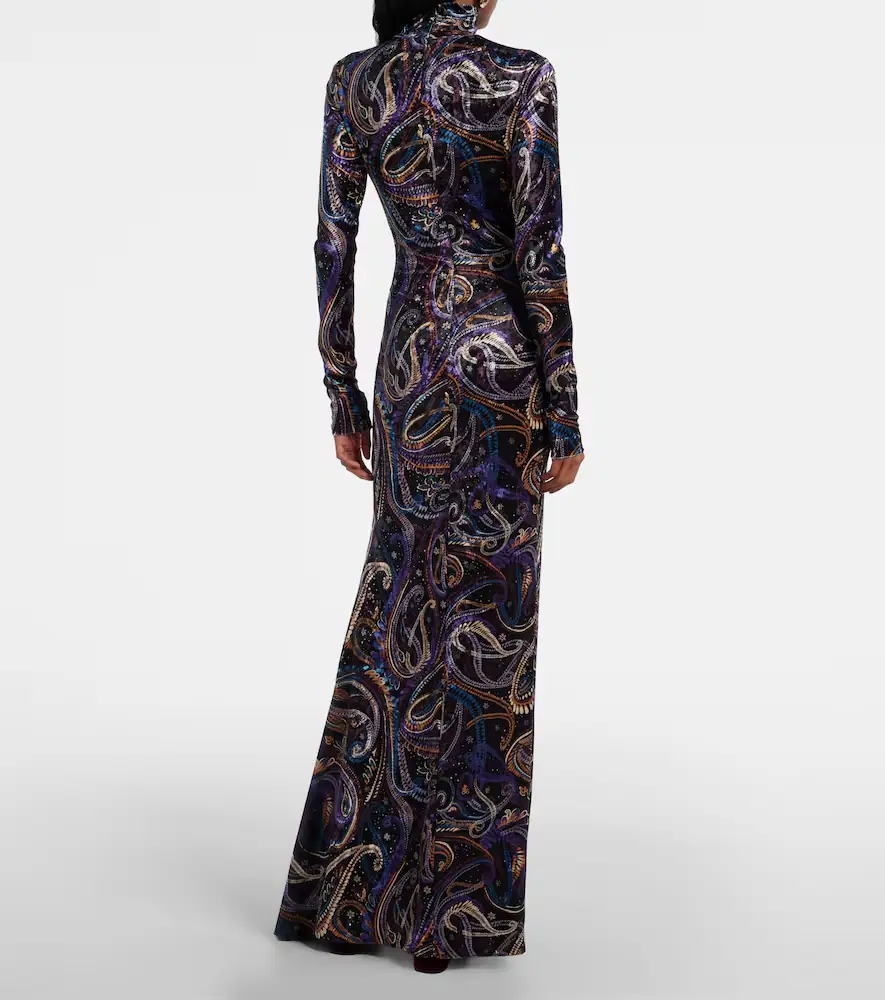 Etro Sequined turtleneck gown | Thumbnail 6