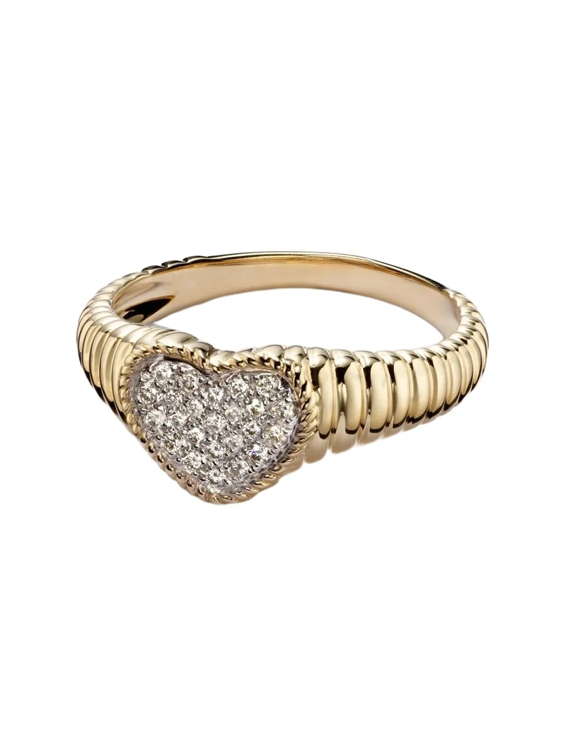 Baby 9kt gold ring with diamonds Baby 9kt gold ring with diamonds