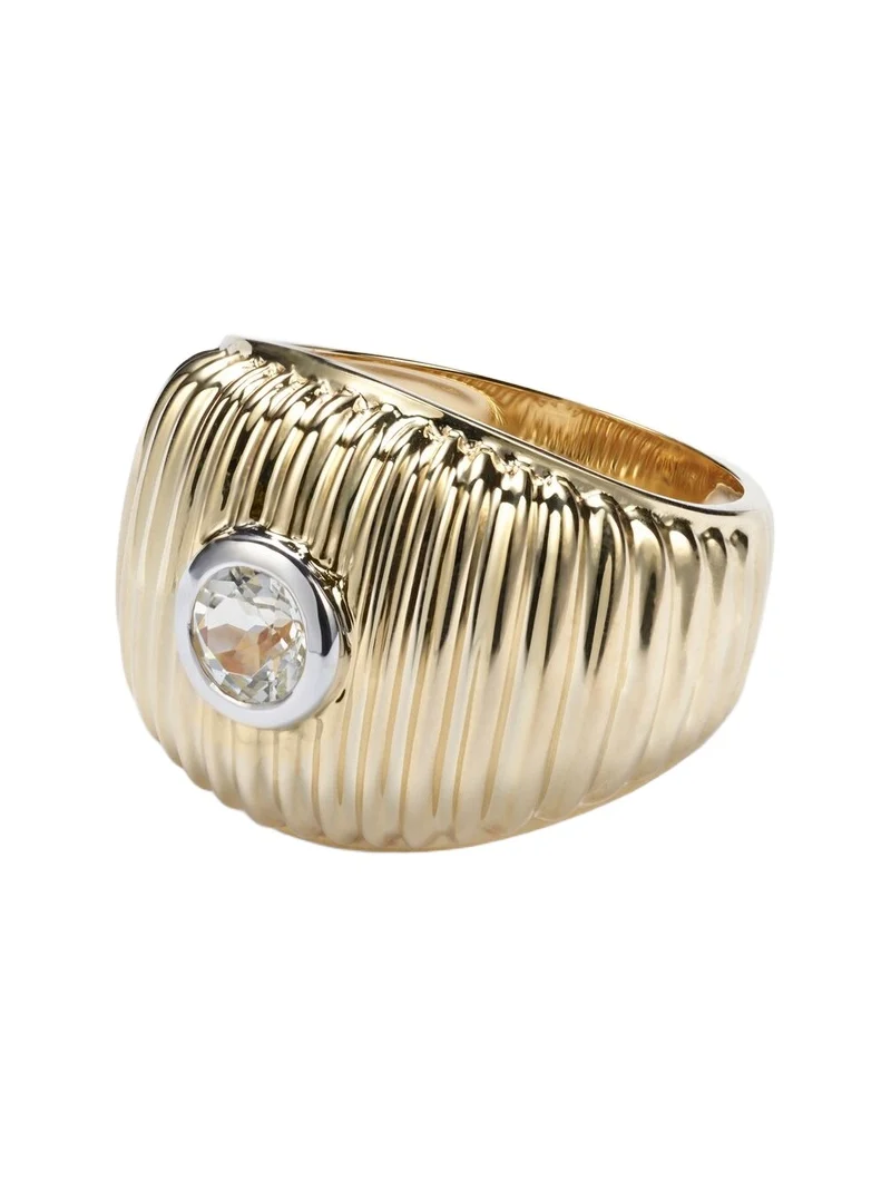 Berlingot Maxi 9kt gold ring with topaz Berlingot Maxi 9kt gold ring with topaz