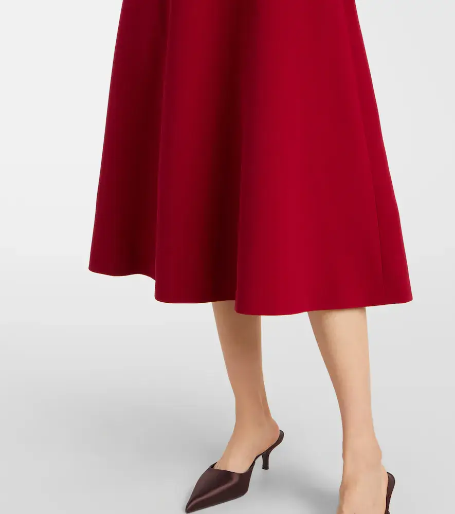 Carolina Herrera Bow-detail crêpe midi dress | Thumbnail 4