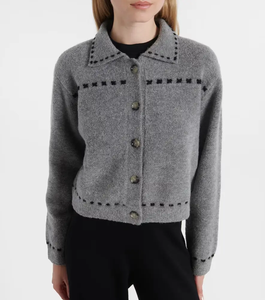 Jardin des Orangers Wool and cashmere-blend cardigan | Thumbnail 4