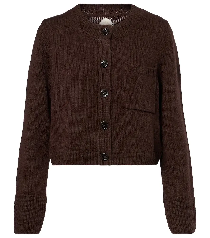 Jardin des Orangers Wool and cashmere cardigan