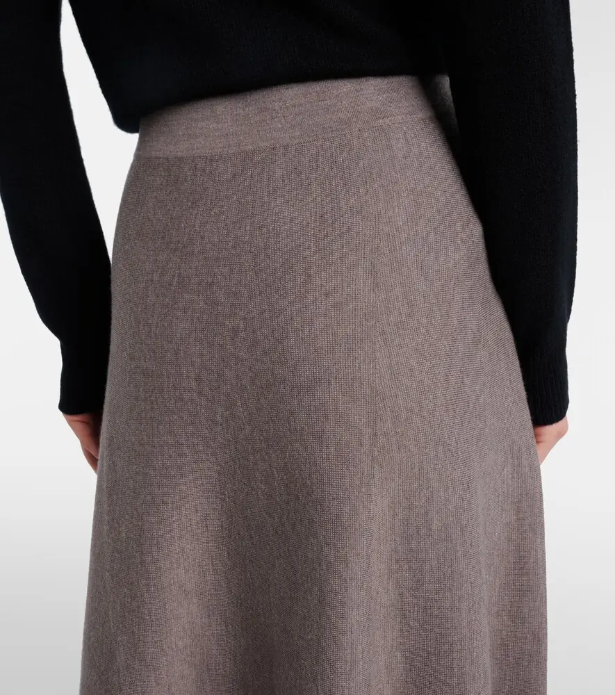 Jardin des Orangers Virgin wool midi skirt | Thumbnail 3