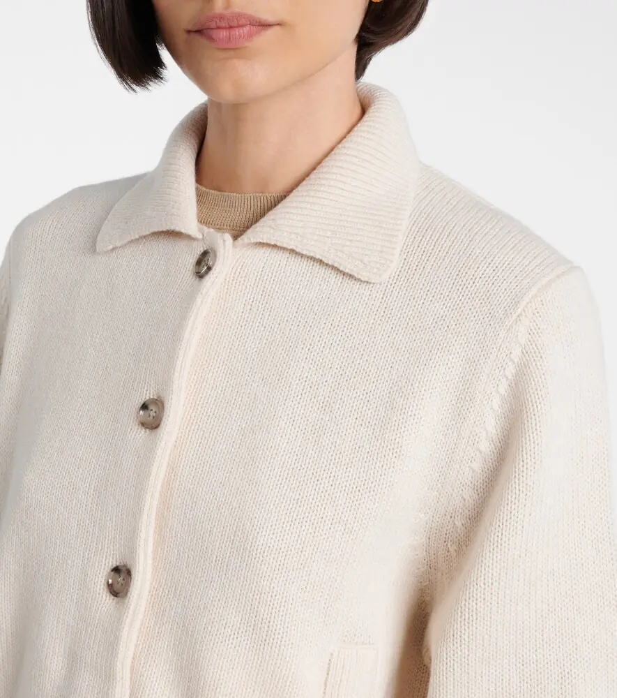 Jardin des Orangers Wool and cashmere cardigan | Thumbnail 4