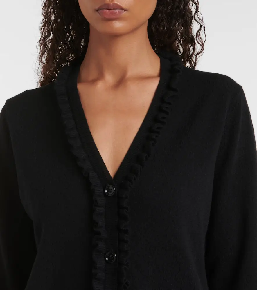 Jardin des Orangers Ruffled wool and cashmere cardigan | Thumbnail 4 Jardin des Orangers Ruffled wool and cashmere cardigan | Thumbnail 4