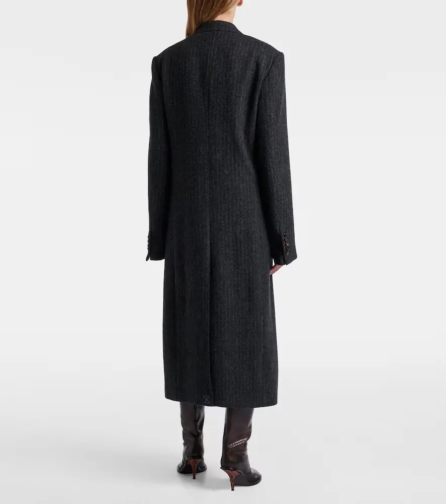 Dries Van Noten Chalk stripe wool coat | Thumbnail 3