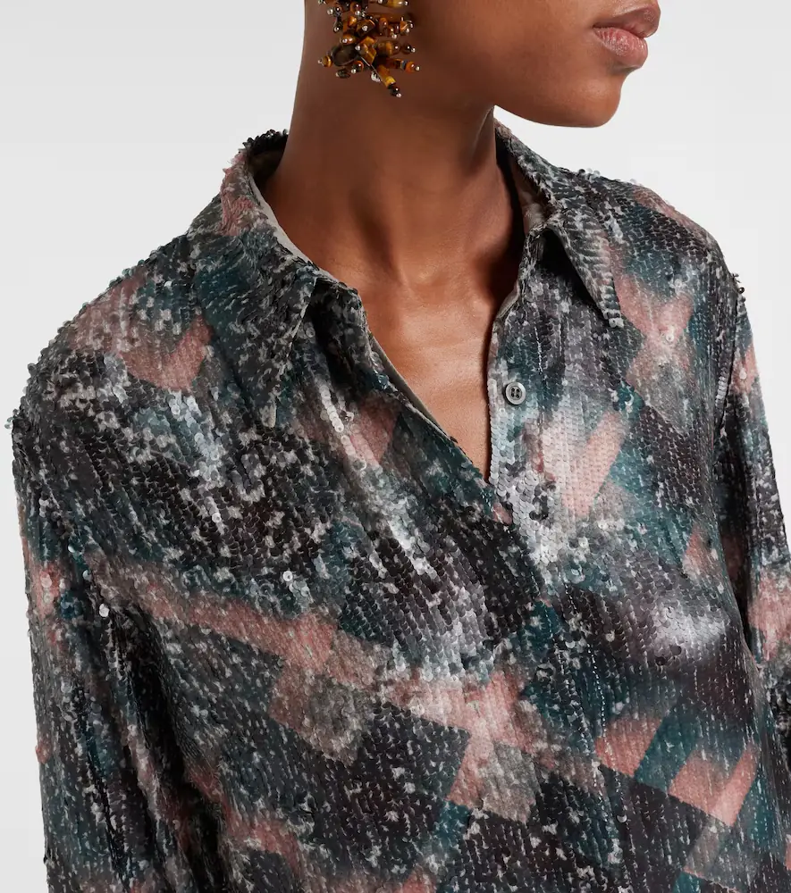 Dries Van Noten Sequined shirt | Thumbnail 3