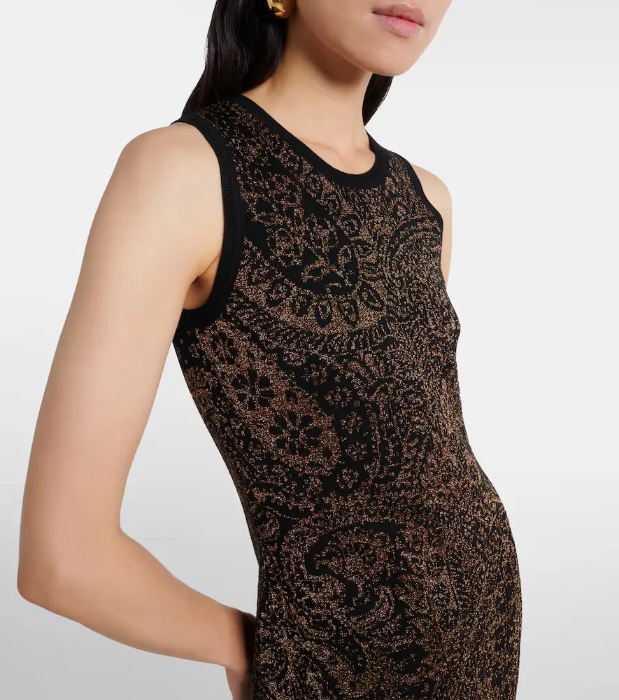 Etro Wool-blend jacquard maxi dress | Thumbnail 2 Etro Wool-blend jacquard maxi dress | Thumbnail 2