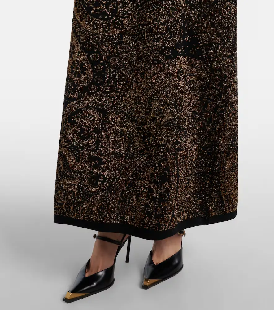Etro Wool-blend jacquard maxi dress | Thumbnail 3 Etro Wool-blend jacquard maxi dress | Thumbnail 3