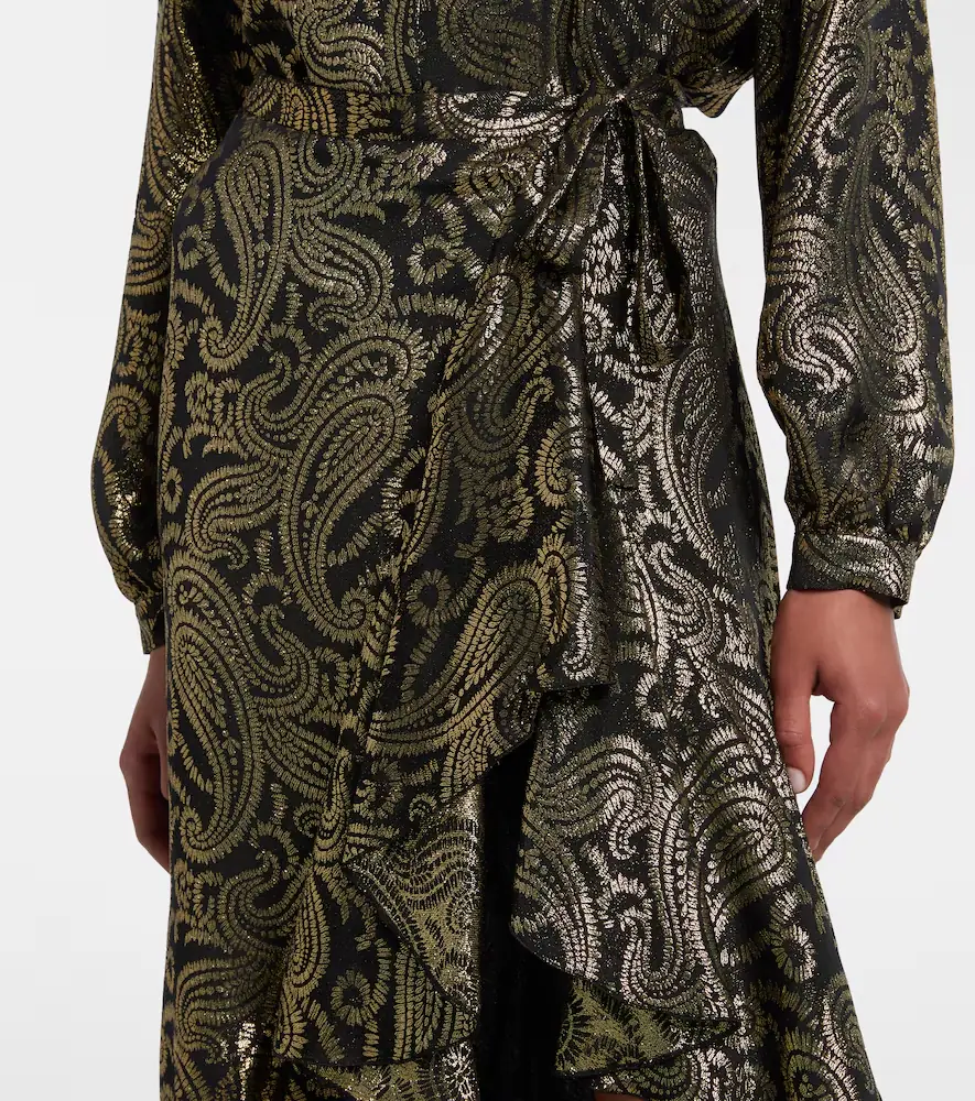 Etro Paisley ruffled silk-blend midi skirt | Thumbnail 4 Etro Paisley ruffled silk-blend midi skirt | Thumbnail 4