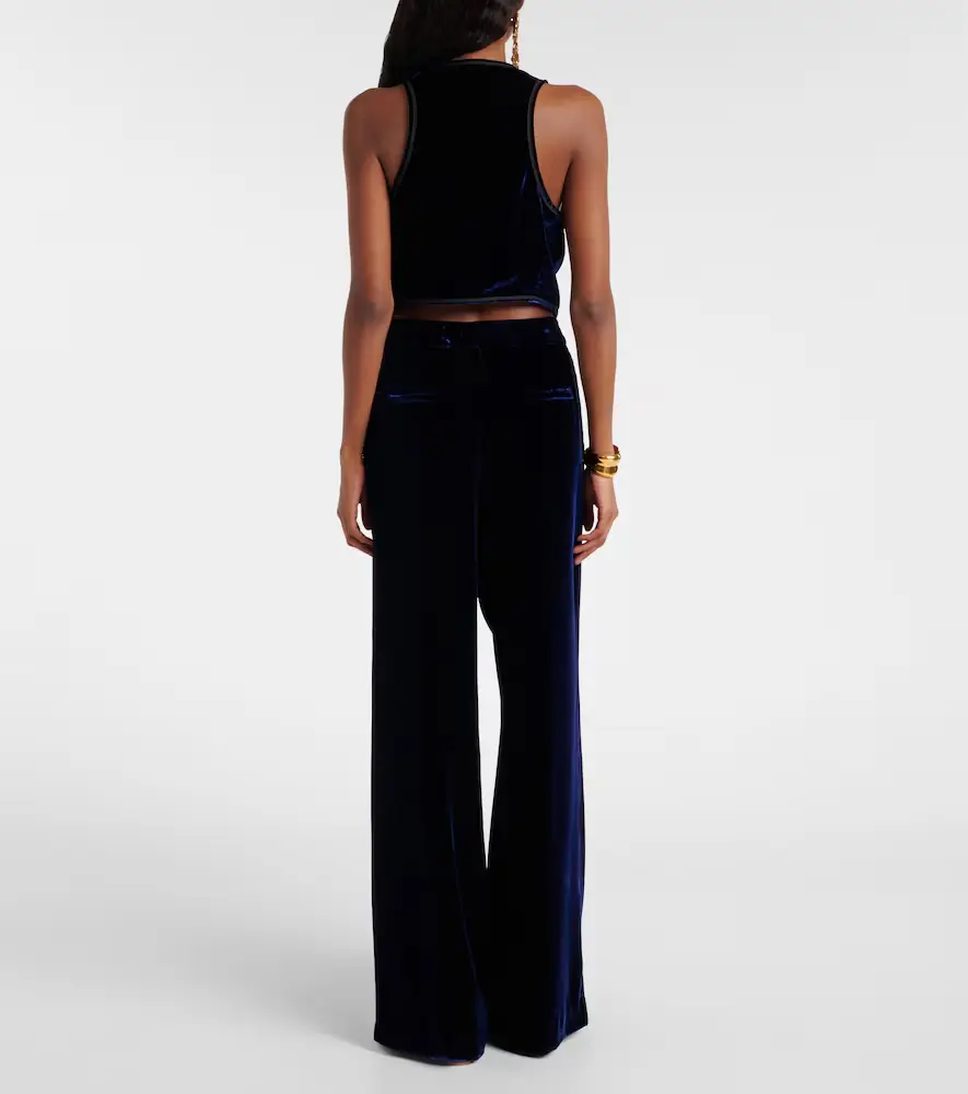 Etro Velvet wide-leg pants | Thumbnail 2