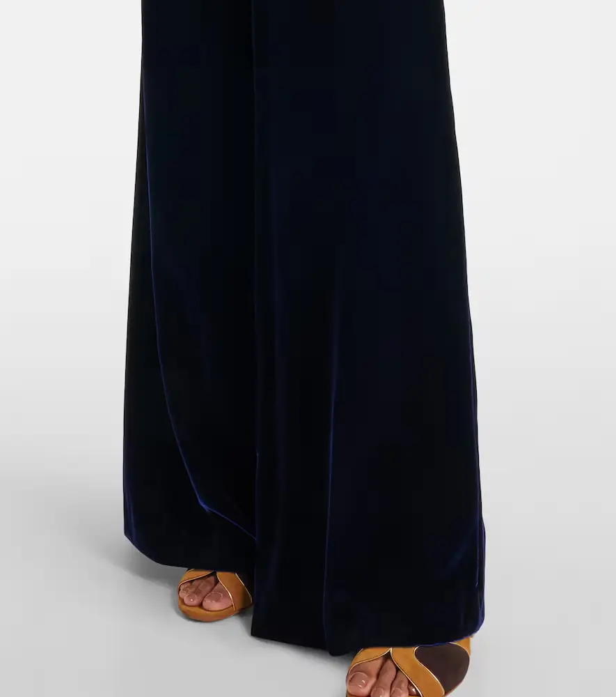 Etro Velvet wide-leg pants | Thumbnail 5