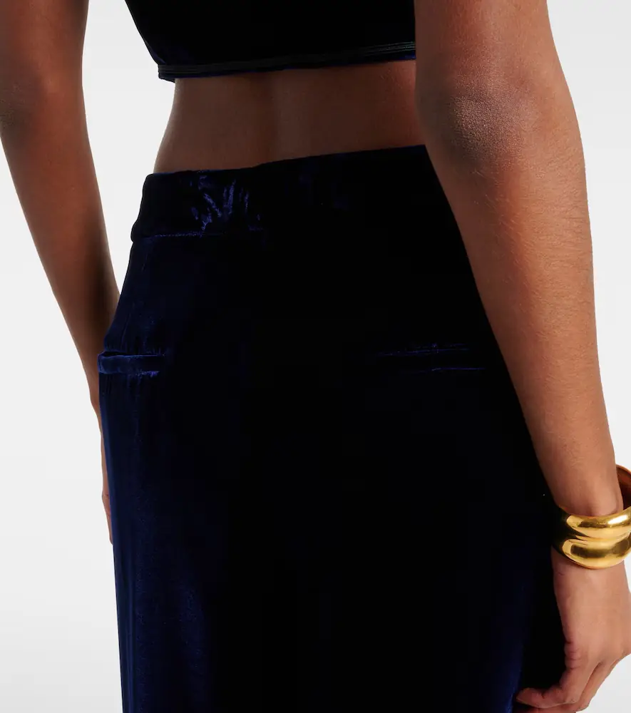 Etro Velvet wide-leg pants | Thumbnail 6
