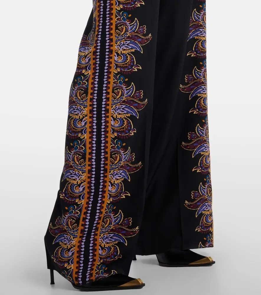 Etro Paisley silk wide-leg pants | Thumbnail 5 Etro Paisley silk wide-leg pants | Thumbnail 5